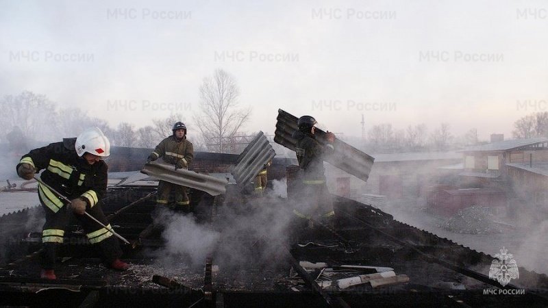 Пожар в муниципальном образовании Орджоникидзевский район