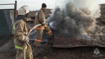 Пожар в муниципальном образовании Орджоникидзевский район