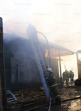 Пожар в муниципальном образовании Орджоникидзевский район